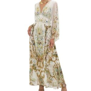 Camilla Silk Floral Maxi Dress